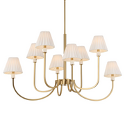 Uttermost Poppins Warm Brass Chandelier ~ 8 Lt