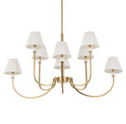 Uttermost Poppins Warm Brass Chandelier ~ 8 Lt