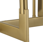 Uttermost Cordoba Natural Brass Linear Chandelier ~ 8 Lt