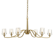 Uttermost Barcelona Warm Natural Brass Chandelier ~ 6 Lt