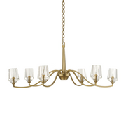 Uttermost Barcelona Warm Natural Brass Chandelier ~ 6 Lt