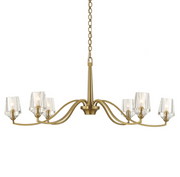 Uttermost Barcelona Warm Natural Brass Chandelier ~ 6 Lt