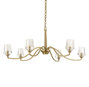Uttermost Barcelona Warm Natural Brass Chandelier ~ 6 Lt