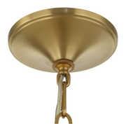 Uttermost Barcelona Warm Natural Brass Chandelier ~ 6 Lt