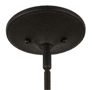 Uttermost Warwick Matte Black With Textured Finish Chandelier ~ 6 Lt