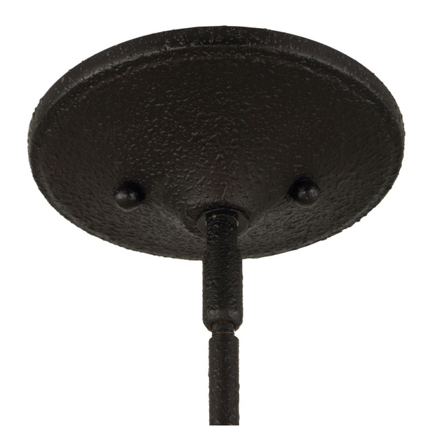 Uttermost Warwick Matte Black With Textured Finish Chandelier ~ 6 Lt