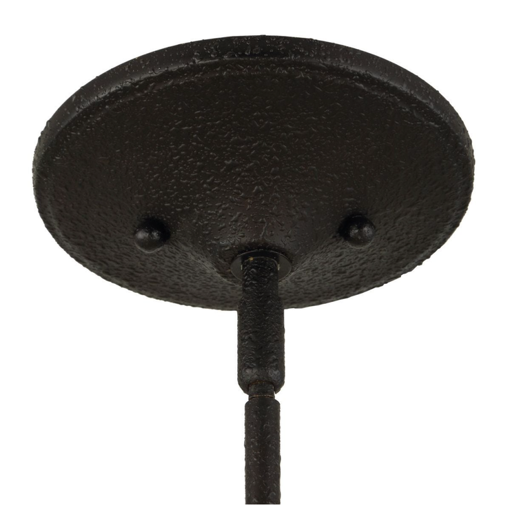 Uttermost Warwick Matte Black With Textured Finish Chandelier ~ 6 Lt