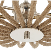 Uttermost Lovelock Natural Twisted Rope Pendant ~ 4 Lt