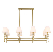 Uttermost Arques Warm Natural Brass Chandelier ~ 8 Lt