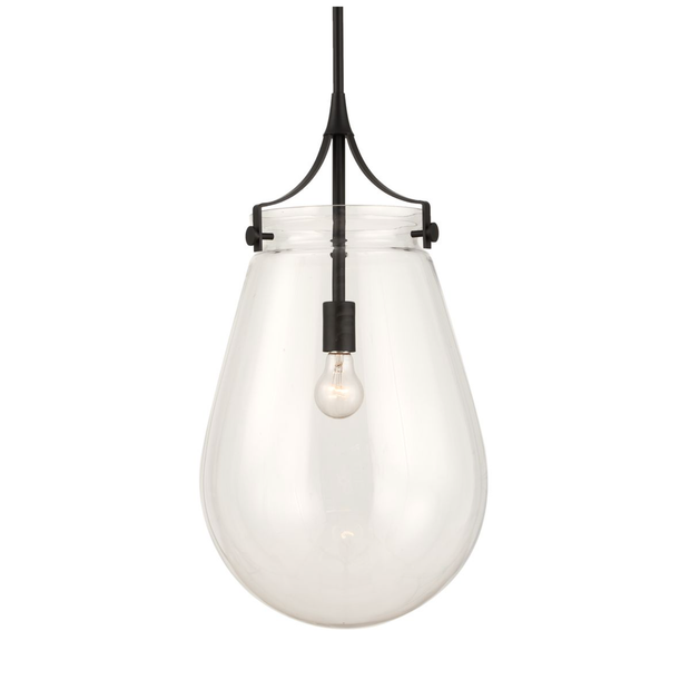 Uttermost Dewdrop Floating Clear Glass Pendant ~ 1 Lt