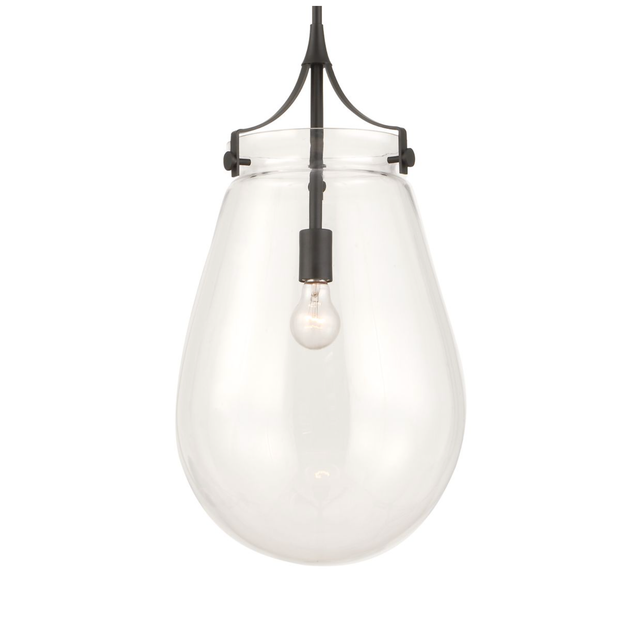 Uttermost Dewdrop Floating Clear Glass Pendant ~ 1 Lt