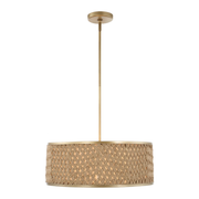 Uttermost Pinchot Natural Woven Rattan Pendant ~ 4 Lt