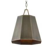 Uttermost Granada Rich Weathered Brass Pendant ~ 1 Lt