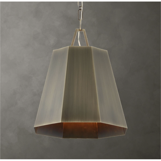 Uttermost Granada Rich Weathered Brass Pendant ~ 1 Lt