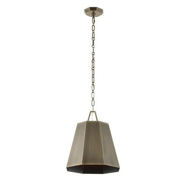 Uttermost Granada Rich Weathered Brass Pendant ~ 1 Lt