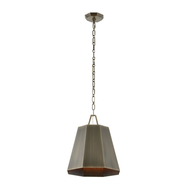 Uttermost Granada Rich Weathered Brass Pendant ~ 1 Lt