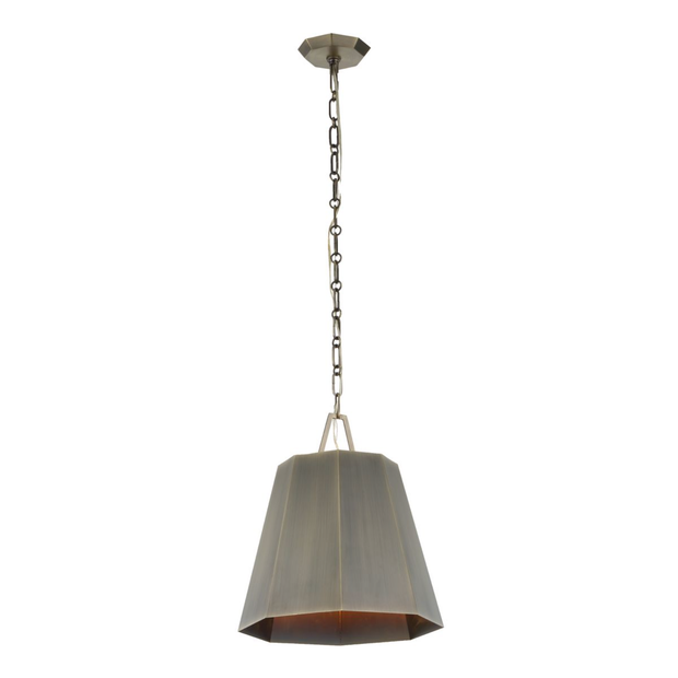 Uttermost Granada Rich Weathered Brass Pendant ~ 1 Lt