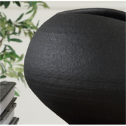 Uttermost Nocturne Matte Black Oragnic Shape Bowl