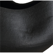Uttermost Nocturne Matte Black Oragnic Shape Bowl