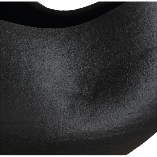 Uttermost Nocturne Matte Black Oragnic Shape Bowl