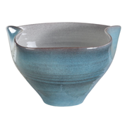 Uttermost Blue Crest Ceramic Bowl