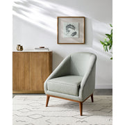 Surya Sandro Modern Light Sage Accent Chair