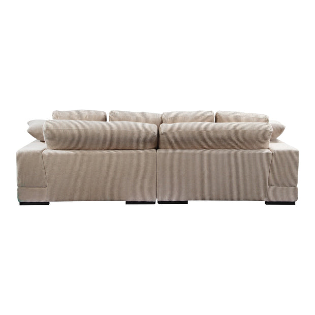 Moe's Home Collection Plunge Cappuccino Sectional