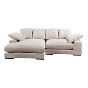 Moe's Home Collection Plunge Cappuccino Sectional