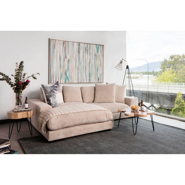 Moe's Home Collection Plunge Cappuccino Sectional