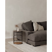 Moe's Home Collection Plunge Anthracite Sectional