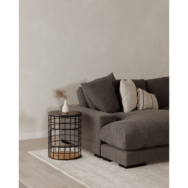 Moe's Home Collection Plunge Anthracite Sectional