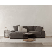 Moe's Home Collection Plunge Anthracite Sectional