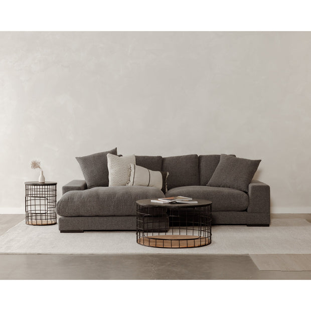 Moe's Home Collection Plunge Anthracite Sectional