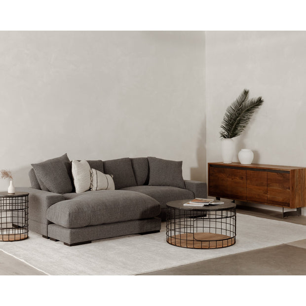 Moe's Home Collection Plunge Anthracite Sectional