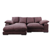 Moe's Home Collection Plunge Dark Brown Sectional