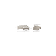 Moe's Home Collection Plunge Sahara Sectional