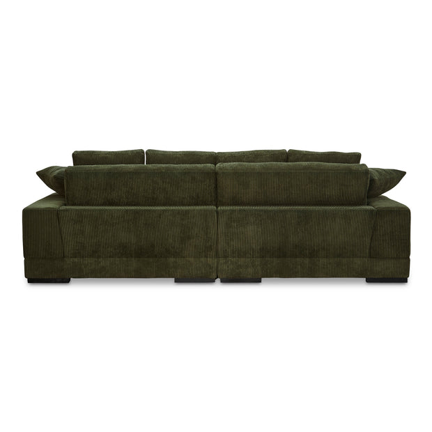 Moe's Home Collection Plunge Dark Green Sectional