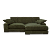 Moe's Home Collection Plunge Dark Green Sectional