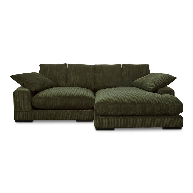Moe's Home Collection Plunge Dark Green Sectional