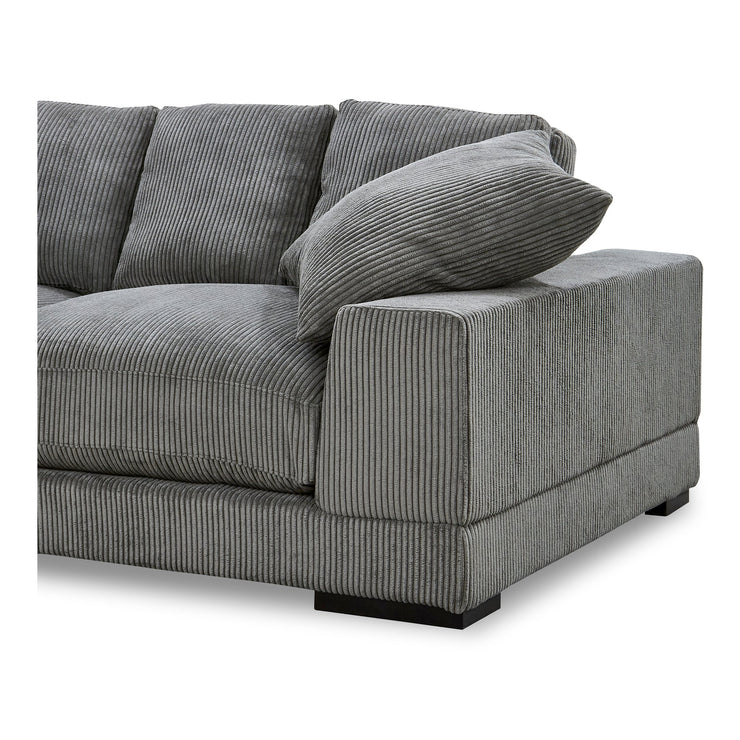 Moe's Home Collection Plunge Charcoal Sofa