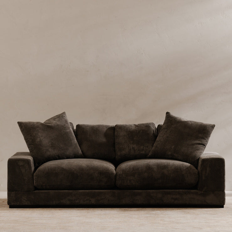 Moe's Home Collection Plunge Charcoal Sofa