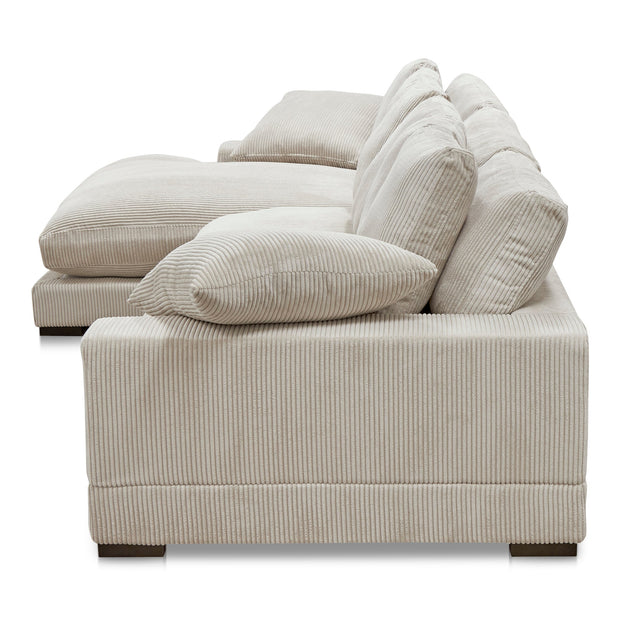 Moe's Home Collection Plunge Cappuccino Large Sectional