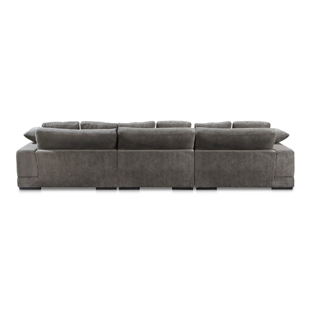Moe's Home Collection Plunge Charcoal Large Sectional