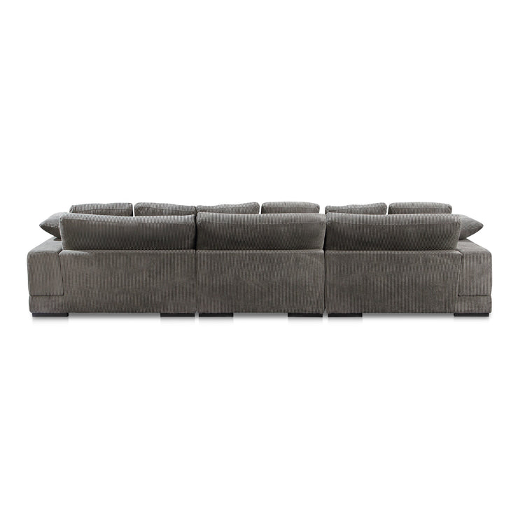 Moe's Home Collection Plunge Charcoal Large Sectional