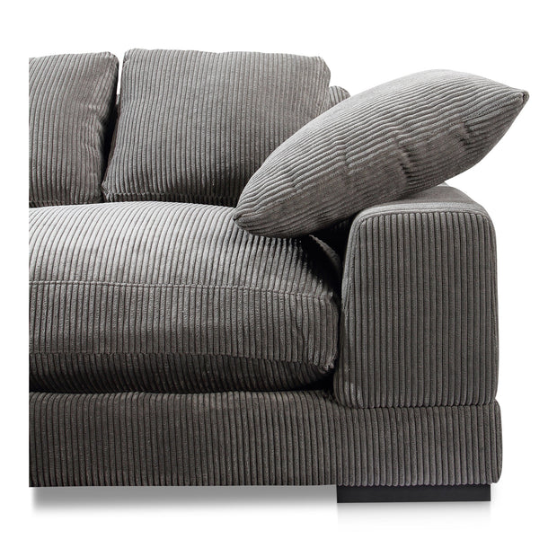 Moe's Home Collection Plunge Charcoal Large Sectional