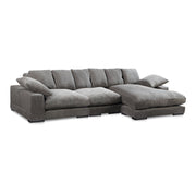 Moe's Home Collection Plunge Charcoal Large Sectional