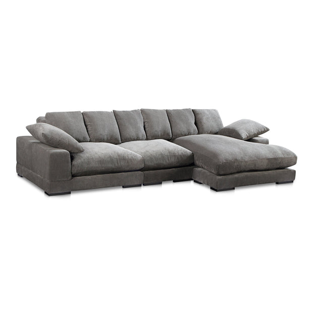 Moe's Home Collection Plunge Charcoal Large Sectional