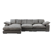 Moe's Home Collection Plunge Charcoal Large Sectional