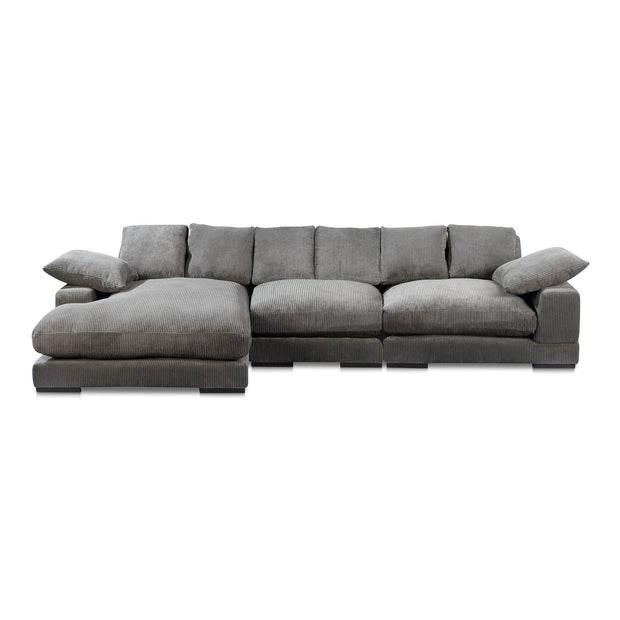 Moe's Home Collection Plunge Charcoal Large Sectional