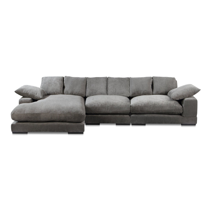 Moe's Home Collection Plunge Charcoal Large Sectional